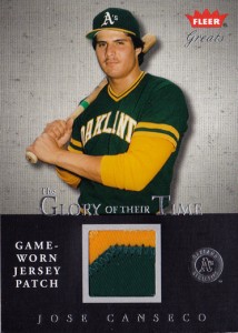 2004 Fleer Greats of the Game Glory of Their Time Patch /25   