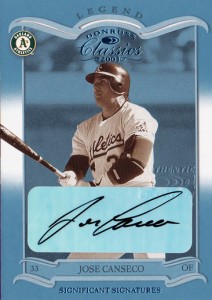 2003 Donruss Classics Legend Significant Signatures Autograph /15                