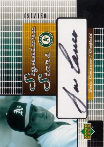 2004 Upper Deck Signature Stars Black Ink 2 Autograph #JC /160              