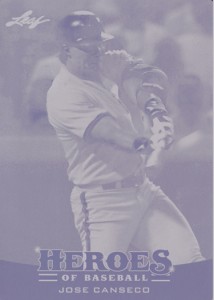 2015 Leaf Heroes of Baseball Magenta Printing Plate 1/1    