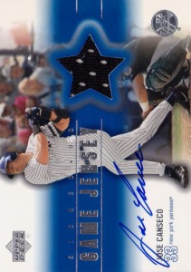 2001 Upper Deck Game Jersey Autograph 2 #JC        