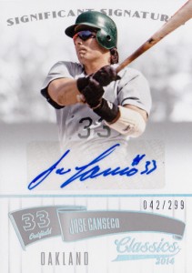 2014 Panini Classics Significant Signatures Autograph /299       