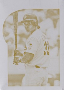 2015 Gypsy Queen #8 Printing Plate Yellow 1/1      