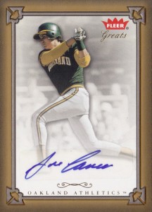 2004 Fleer Greats of the Game Autograph    