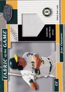 2002 Leaf Certified Fabric of the Game Home Base Jersey /85   