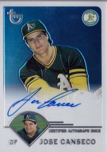 2003 Topps Retired Signature Autograph            