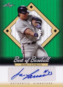 2013 Leaf Best of Baseball Autograph     