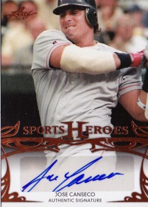 2013 Leaf Sports Heroes Autograph    