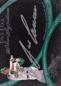 2014 Topps Five Star Silver Signatures #FSSSJC Autograph Green /15   