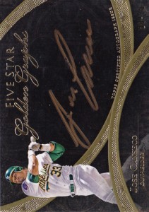 2014 Topps Five Star Golden Graphs #FSGGJC Autograph Gold /10   