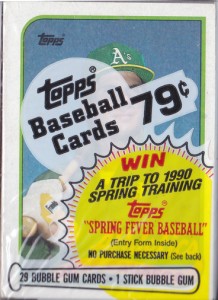 1989 Topps #500 Cello Pack             