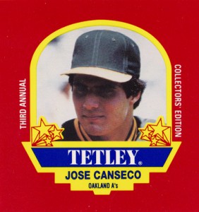 1990 Tetley disc square blank back   