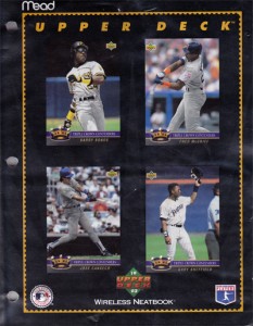 1993 Upper Deck Triple Crown Mead Note Pad    