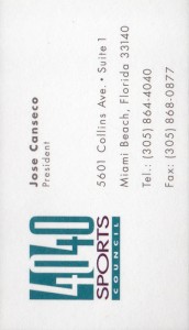Business Card - 4040 Sports Council  