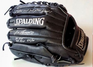 Game Used Autographed Fielding Glove        