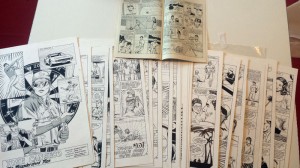 1992 Baseball Superstars Comic Original Artwork        