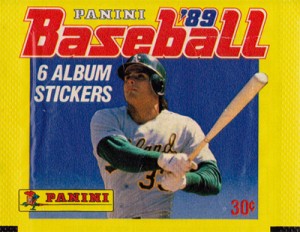 1989 Panini Pack Wrapper    