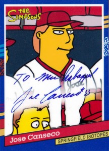 1991 Donruss Simpsons Autograph Custom         