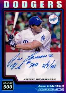 2004 Topps Chrome What If Refractor Custom Autograph         