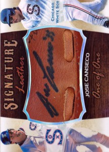 2001 Signature Leather Sweet Spot Style Custom Autograph        