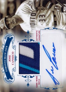 2012 National Treasures Autograph Patch Custom        