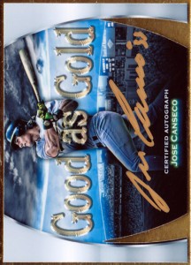 2015 Good as Gold Gold Ink Autograph Custom            