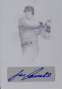 2013 Leaf National Convention Printing Plate Cyan Autograph 1/1      