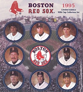 1995 Red Sox Limited Edition Milk Cap Pog Set            