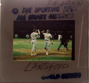 1989 Sporting News World Series Rob Brenn Original Slide                   