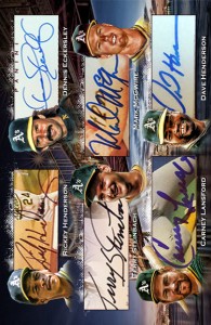 1989 World Series Jumbo 12x Signature Booklet Left Side Custom                     