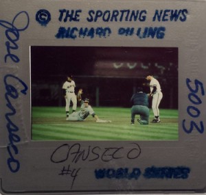 1989 Sporting News World Series Richard Pilling Original Slide                             