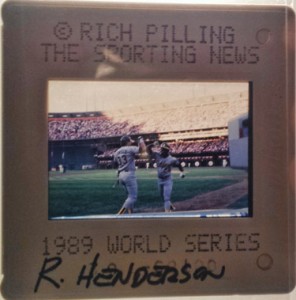 1989 Sporting News World Series Rich Pilling Original Slide                 