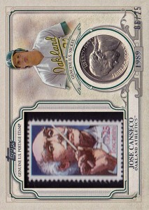2016 Topps Stamp / Coin Nickel /25                           