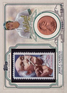 2016 Topps Stamp / Coin Penny /25                       
