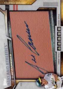 2016 Topps Autographed Glove Leather /25                        