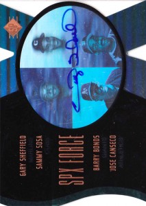 1996 SPX Force Autograph /100                