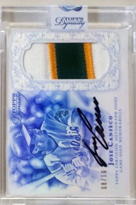 2015 Dynasty Blue #AP-JC3 Auto Patch /10                    