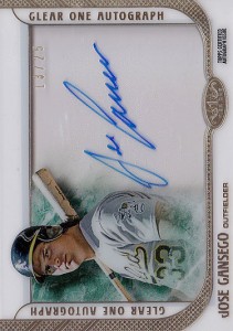 2016 Tier One Clear One Autograph /25                         