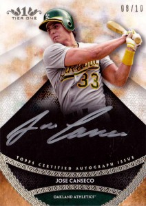 2017 Tier One Prime Performers Hitting Silver Ink Autograph /10                 