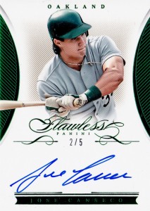 2016 FLAWLESS SIGNATURES Emerald Autograph /5                                