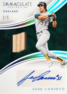 2016 IMMACULATE BAT AUTOGRAPH HOLO BLUE /5          