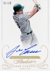 2016 Flawless Greats Autograph Gold /10                        