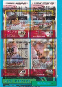 1992 Topps #100 '53 Topps Archives Overprint Error            