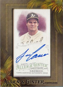 2016 Topps Allen & Ginter Autograph                    