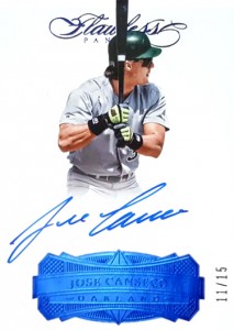 2017 FLAWLESS Signatures Autograph Blue /15           