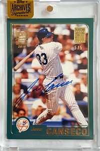 2016 TOPPS ARCHIVES SIGNATURE SERIES 2001 TOPPS (YANKEES) /5           
