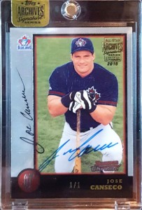2016 Topps Archives Signature Series 1998 Bowman Chrome 1/1   