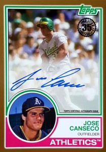2018 Topps 1983 Style Gold Autograph /50      
