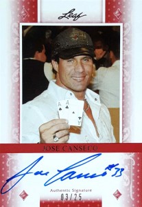 2011 LEAF POKER #BAJC2 Diamonds AUTOGRAPH /25        