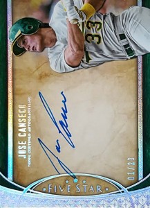 2017 Topps Five Star Signatures /20        